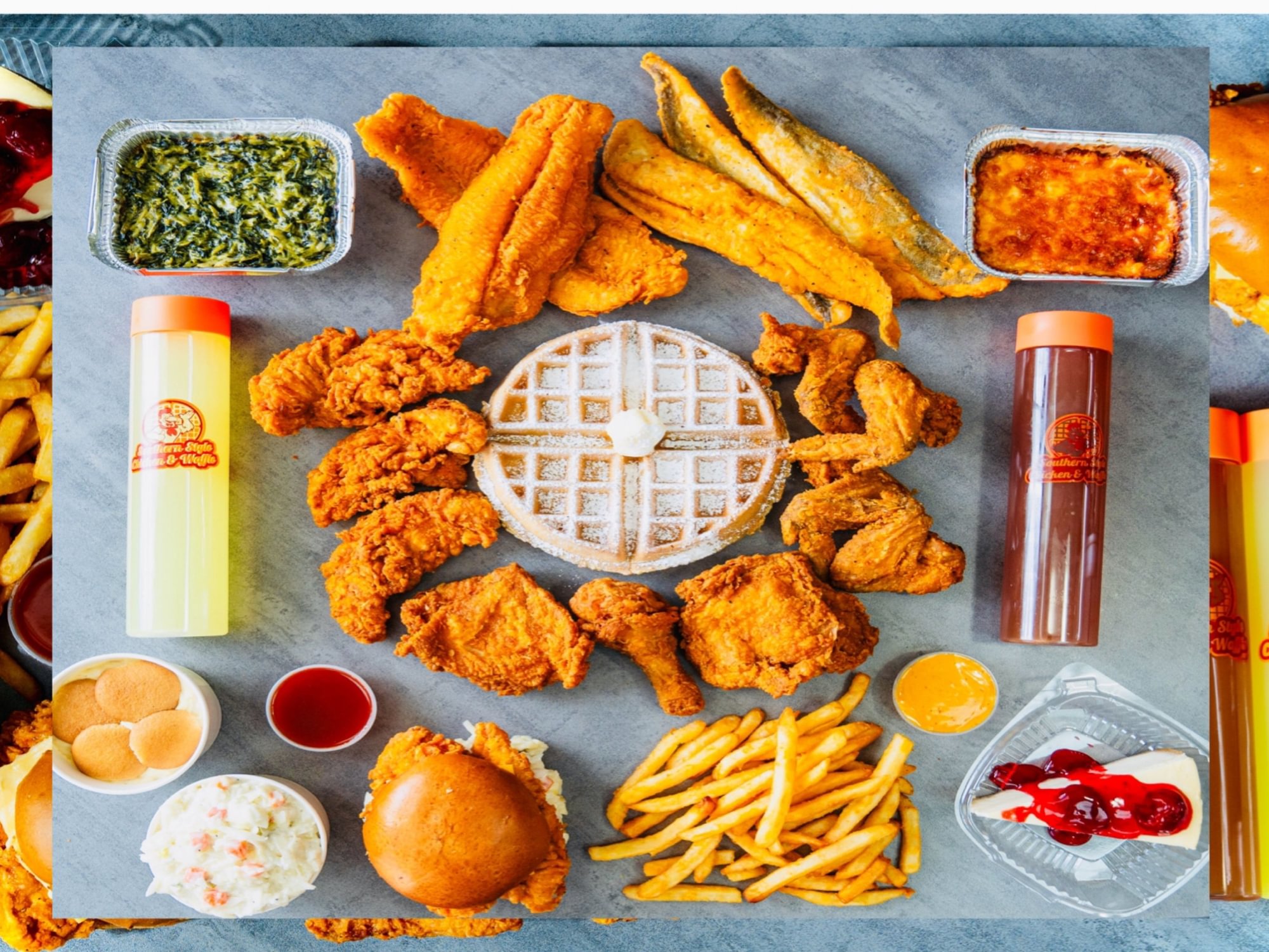 5 Chicken 5 Whiting Fish & 2 Sides