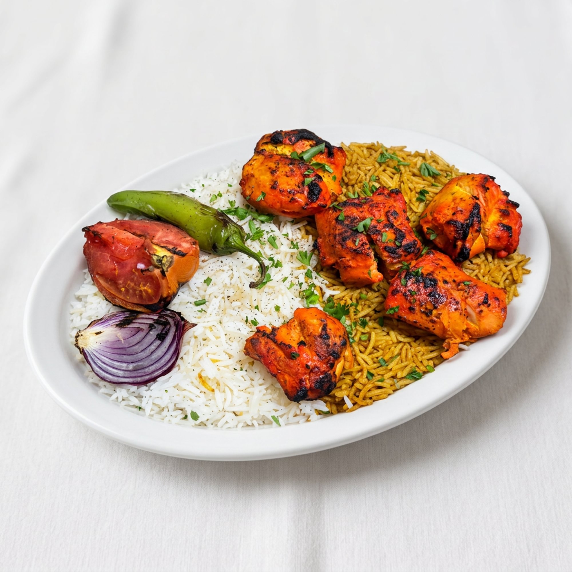 Chicken Kabob Platter