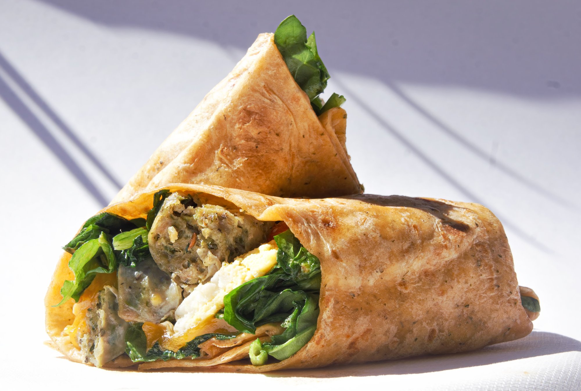 Spicy Sausage Egg Wrap