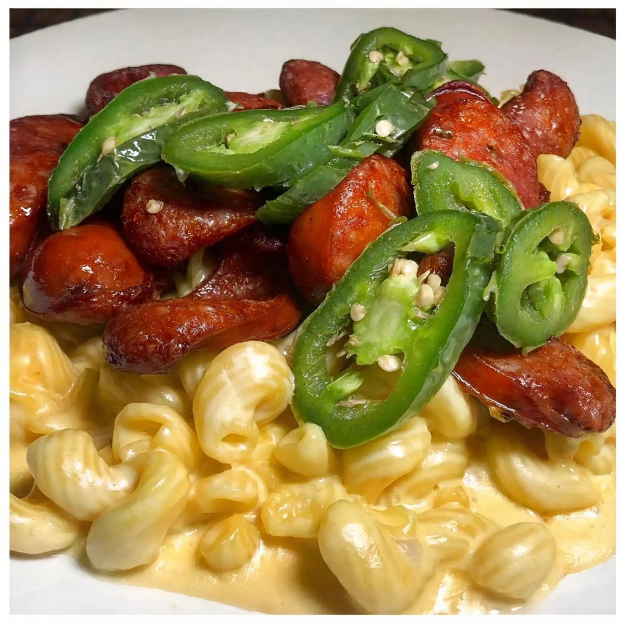 Chorizo & Roasted Jalapeño Mac & Cheese