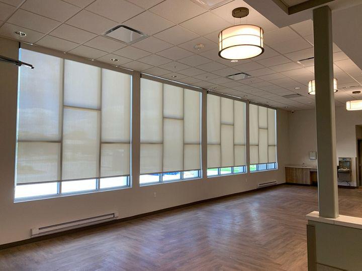 Solar Shades by Budget Blinds of Mankato will provide the privacy your place of business so desperately needs, but Solar Shades can also give style and comfort for all who see them.  BudgetBlindsMankato  SolarShades  CommercialShades  ShadesOfBeauty  FreeConsultation  WindowWednesday