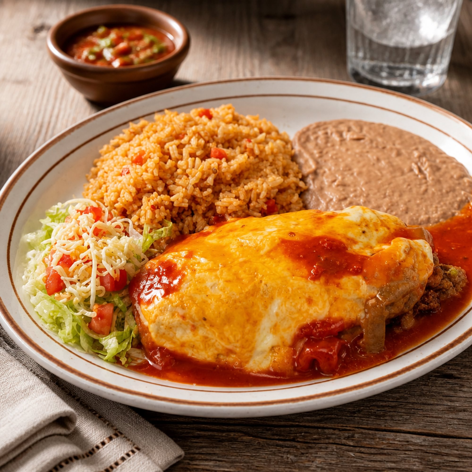 Lunch Chile Relleno
