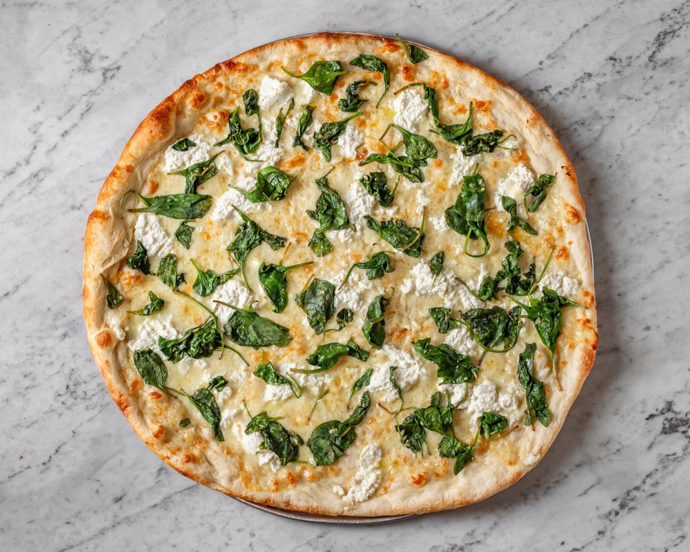 White with Spinach Pie