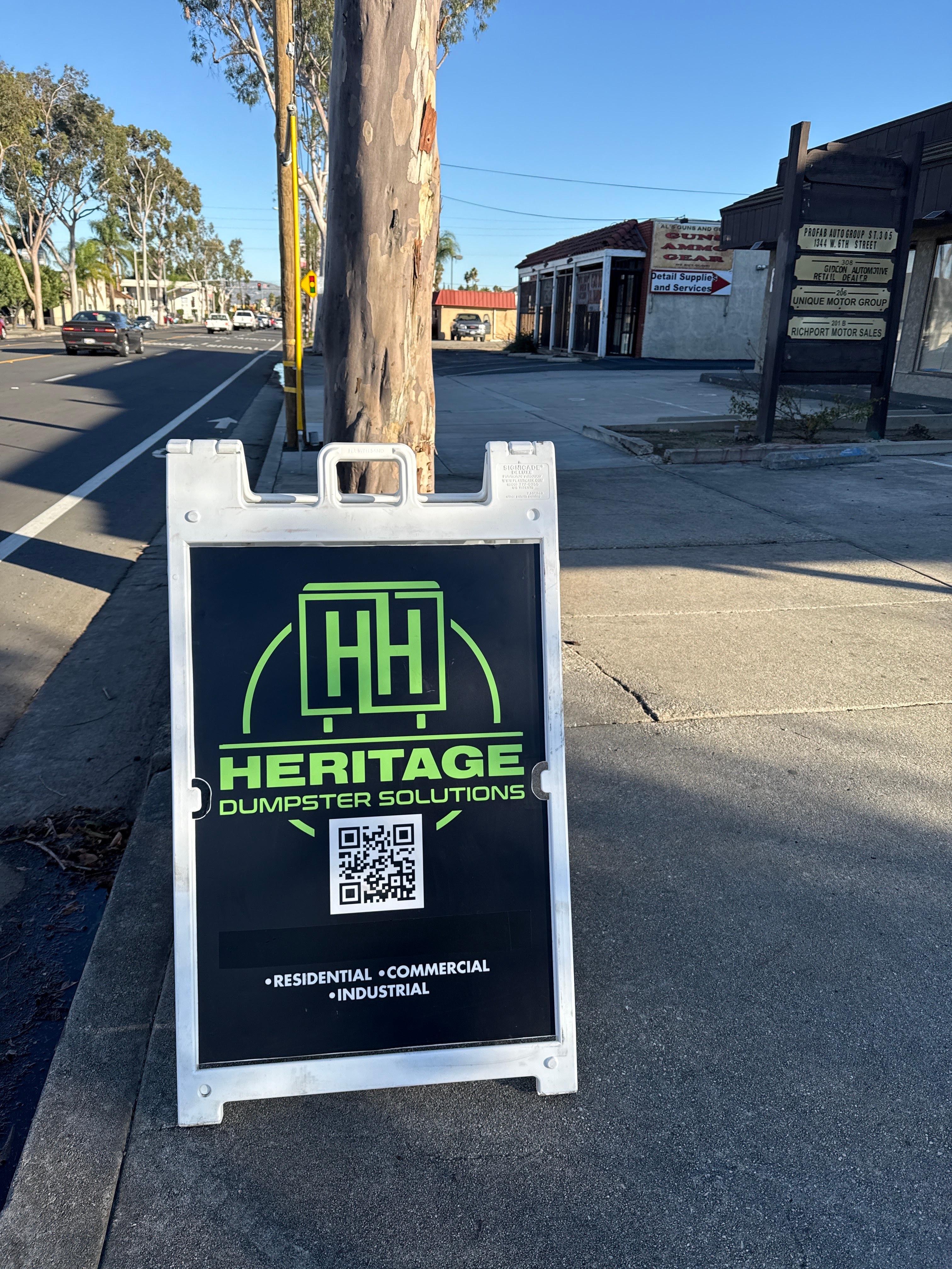 Heritage Dumpster Solutions - Corona Image