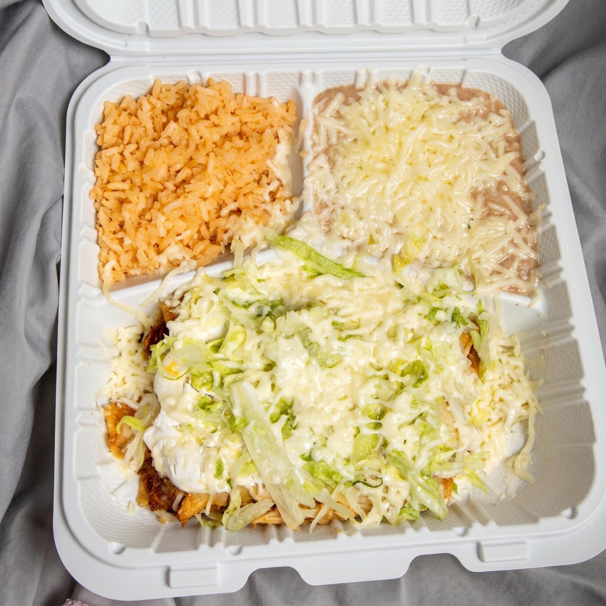 #10 Two Flautas w/ Shredded Chicken