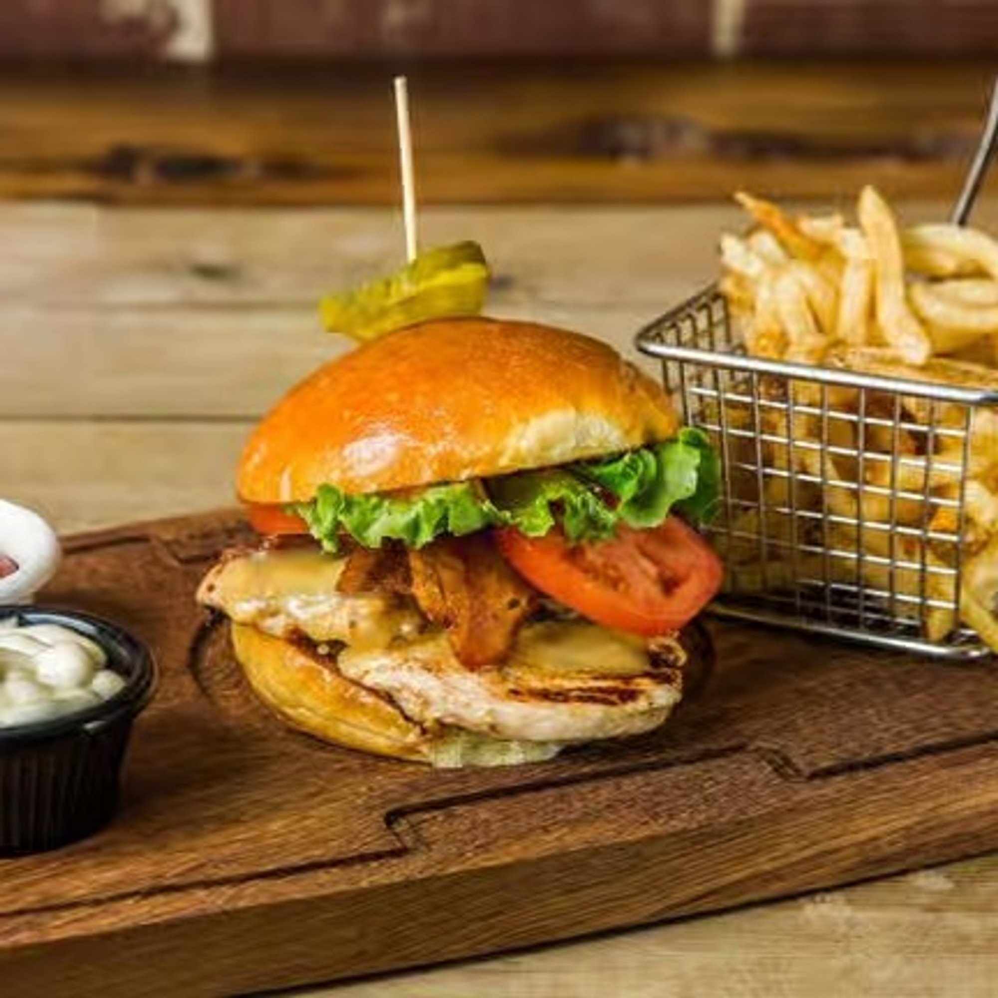 Fire Grilled Chicken Burger