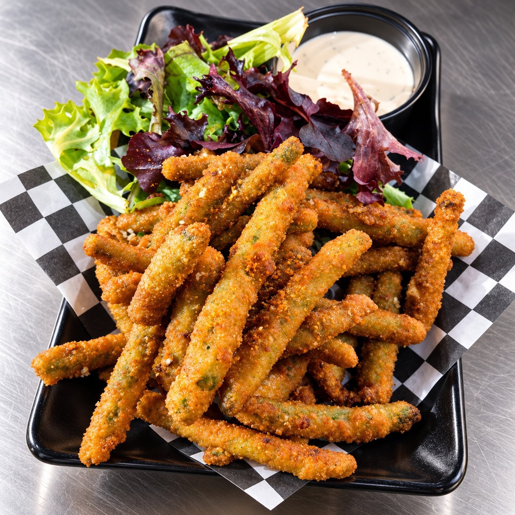 Fried Togarashi Green Beans