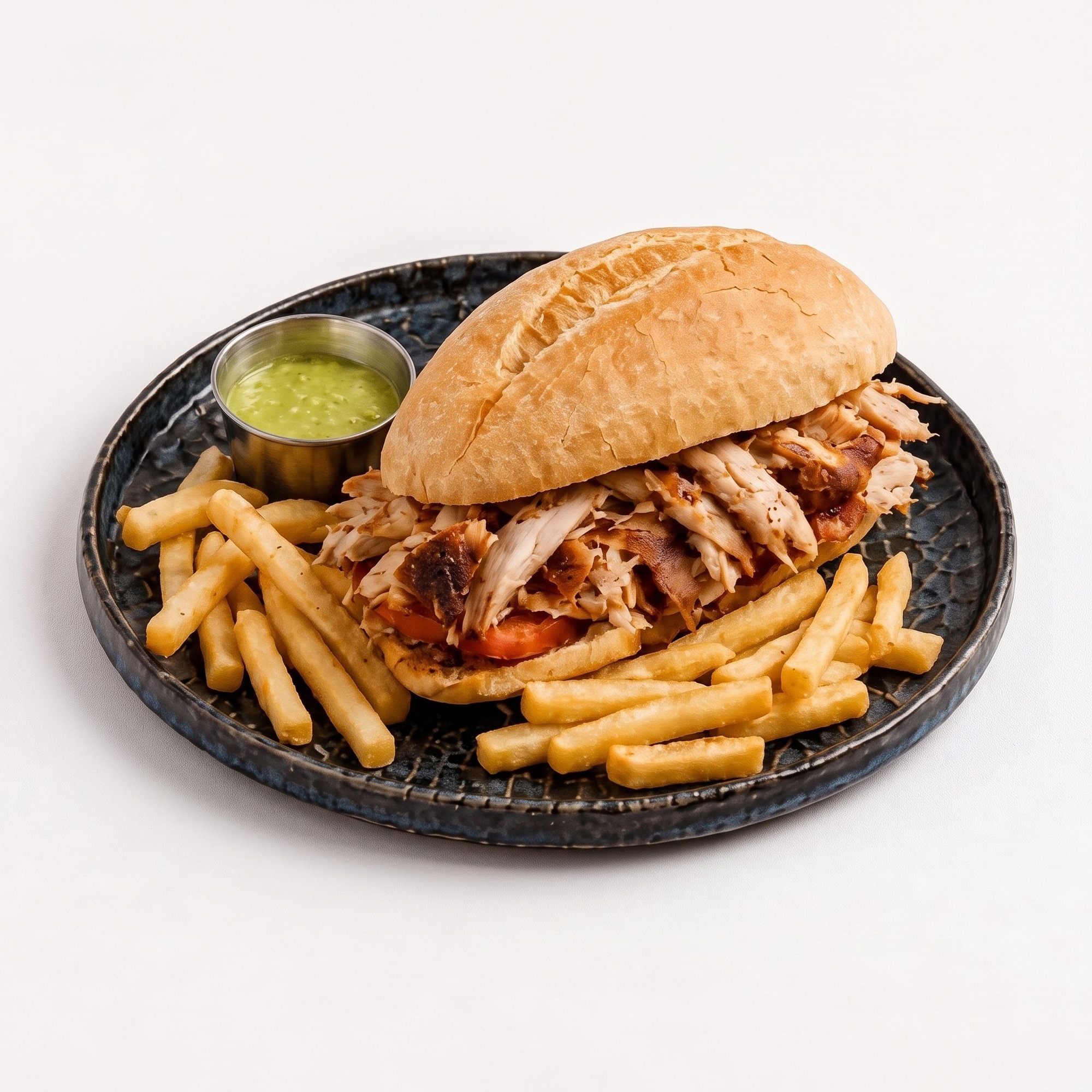 Pan con Pollo a la Brasa [Rotisserie Chicken Sandwich]