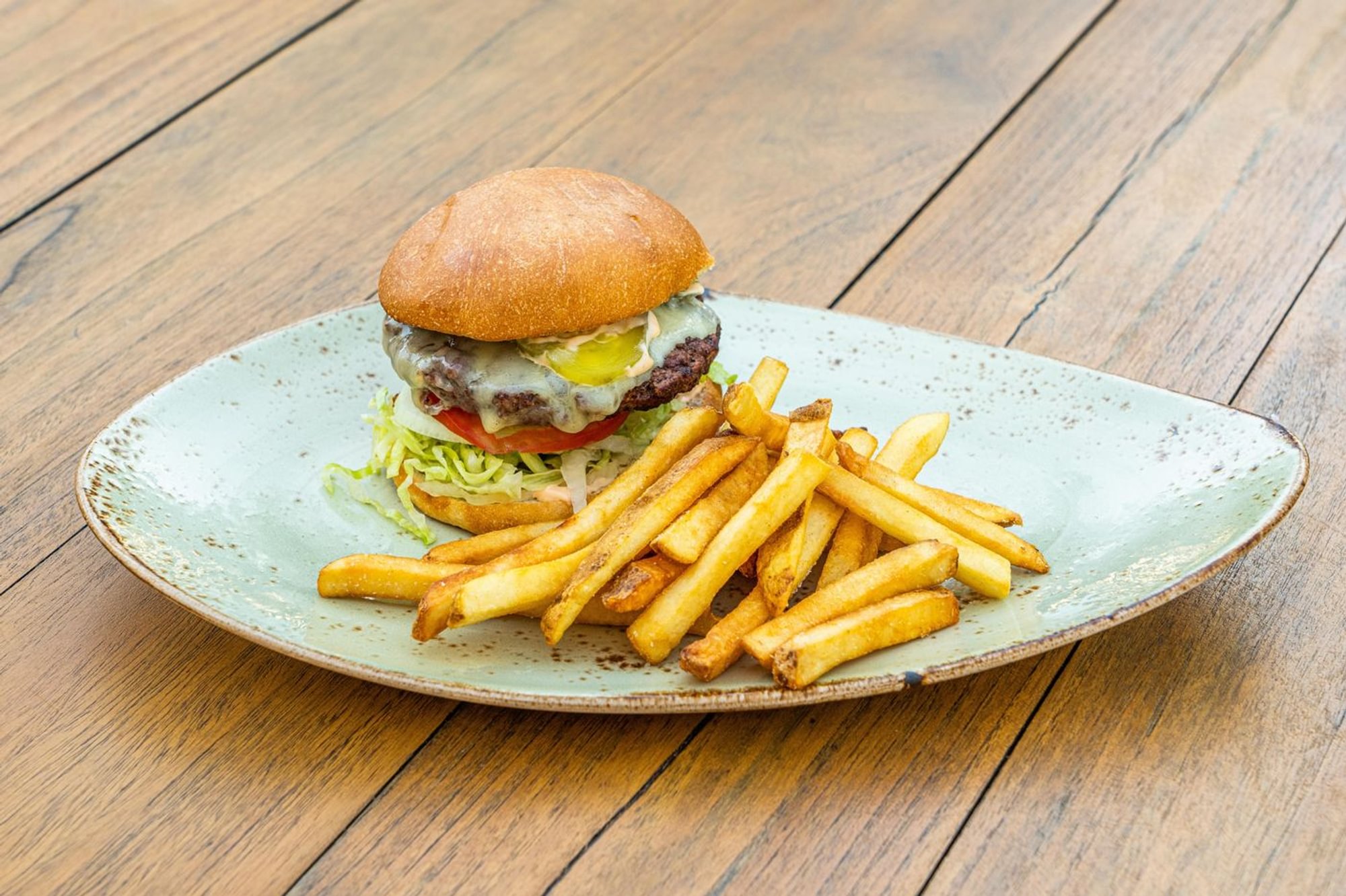 1/2 lb. Akaushi Beef Cheeseburger