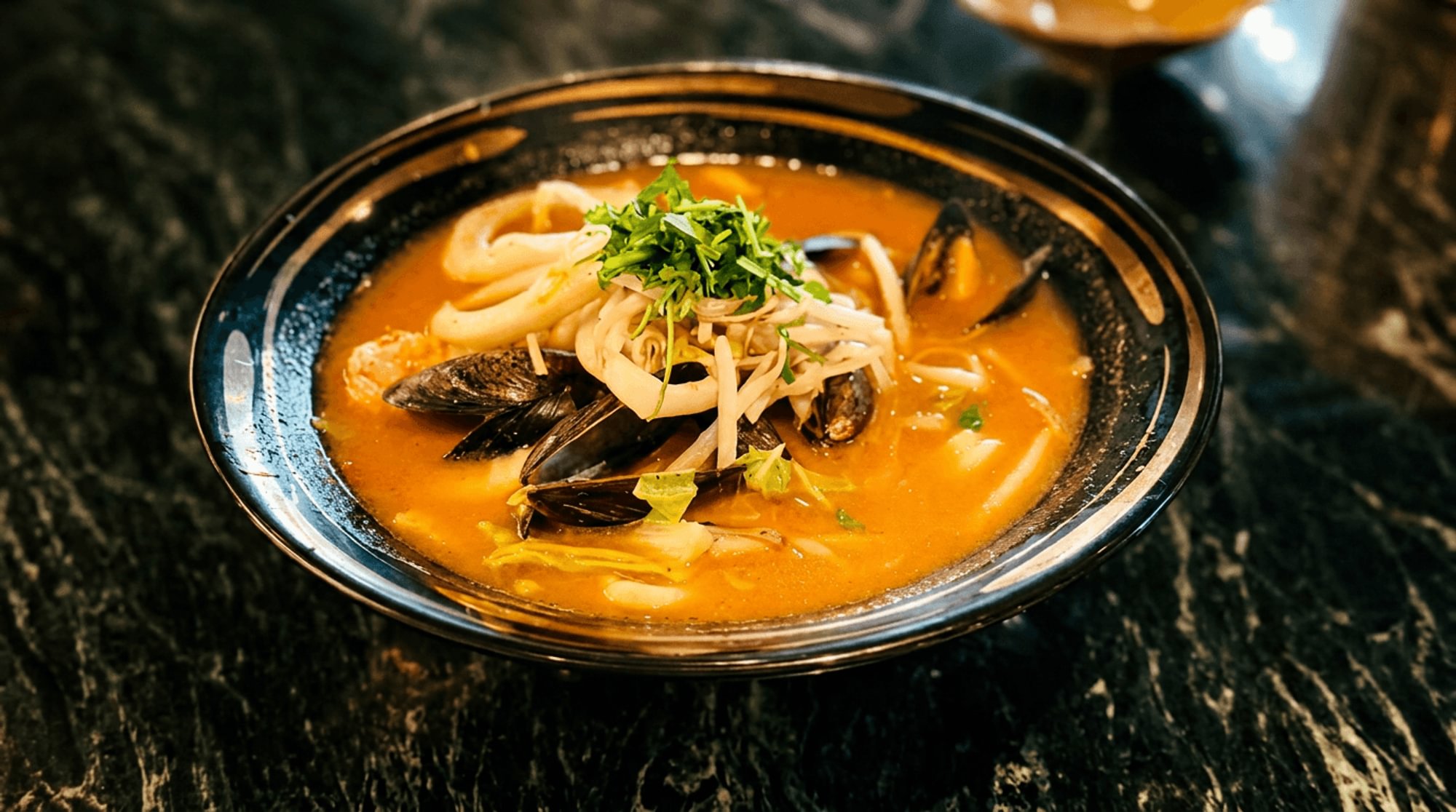 Tom Yum Seafood Noodle Soup