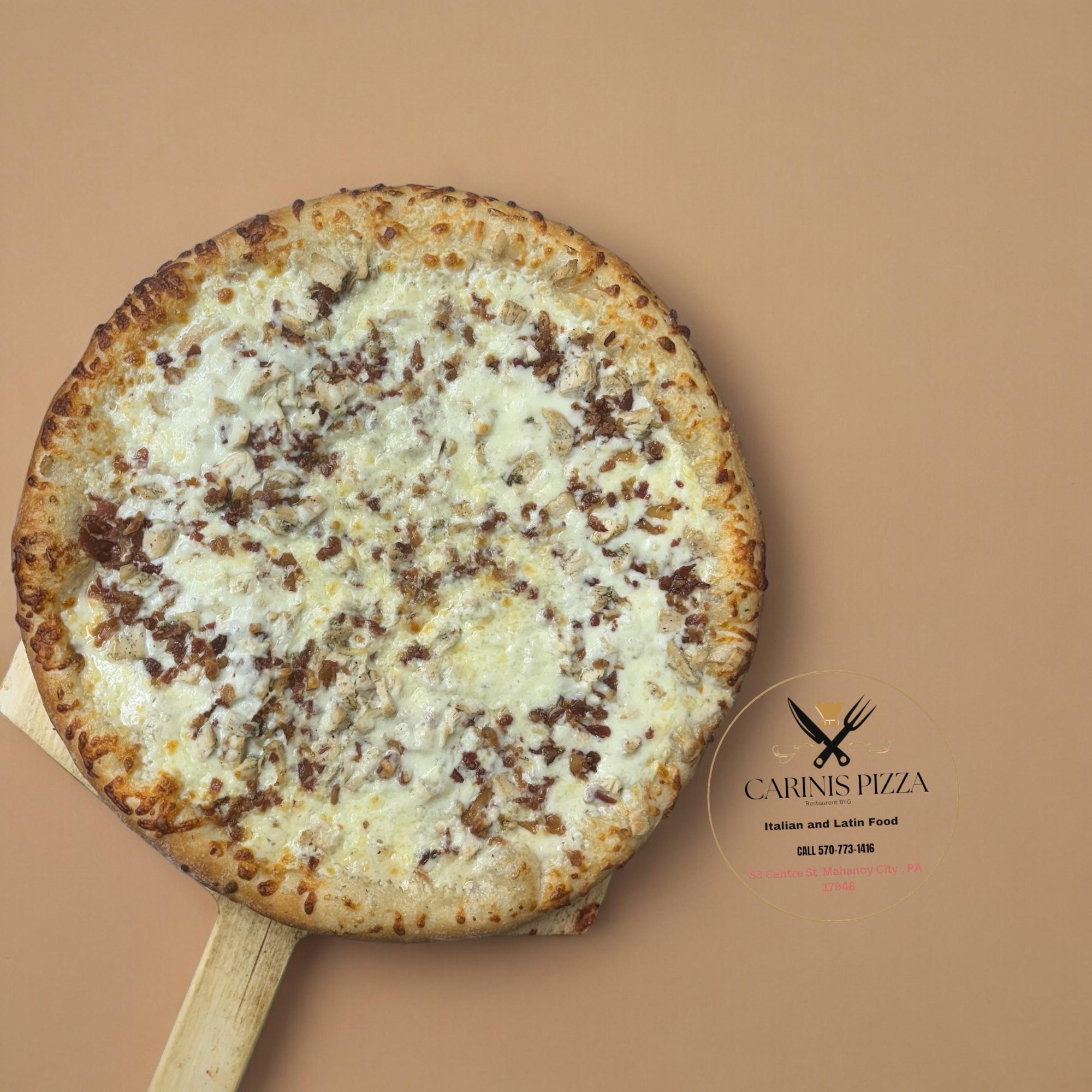 Chicken Bacon Ranch Pizza
