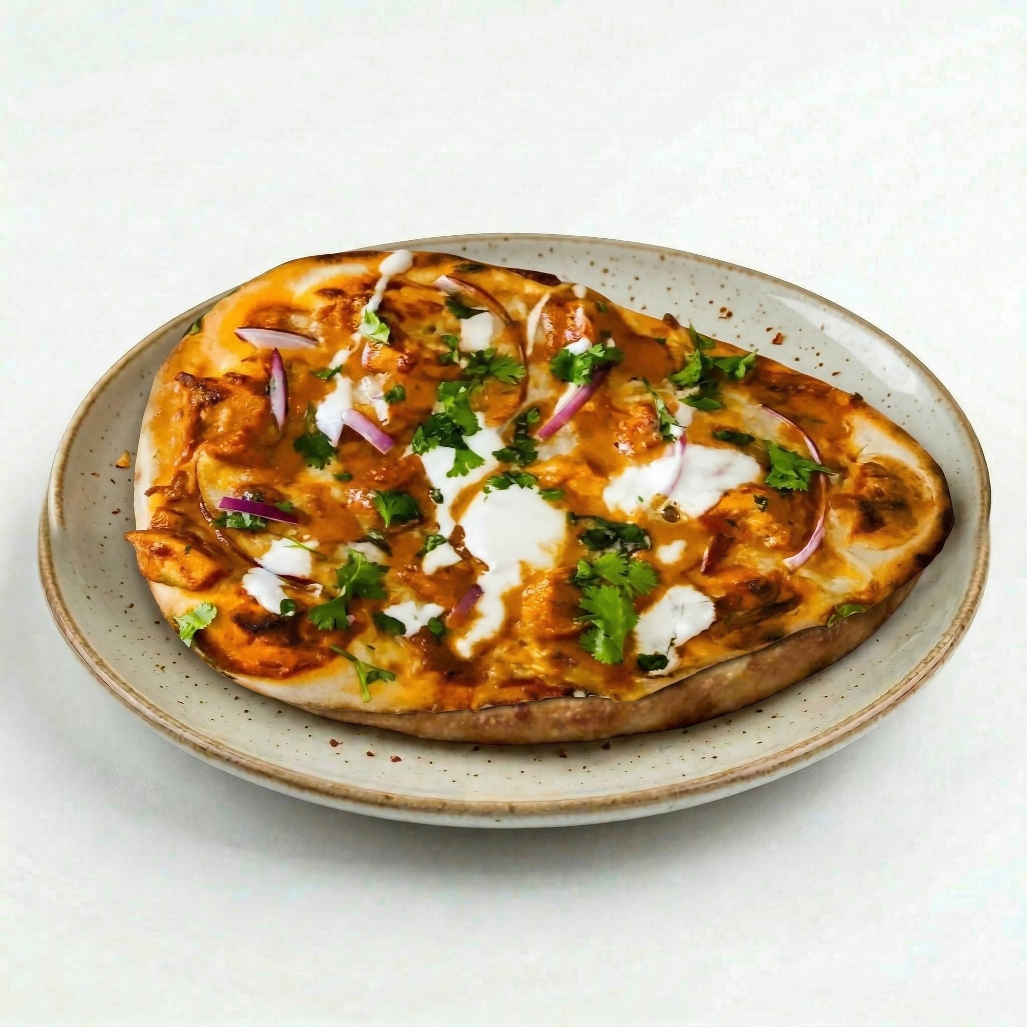 Butter Chicken Pizza (🟢)