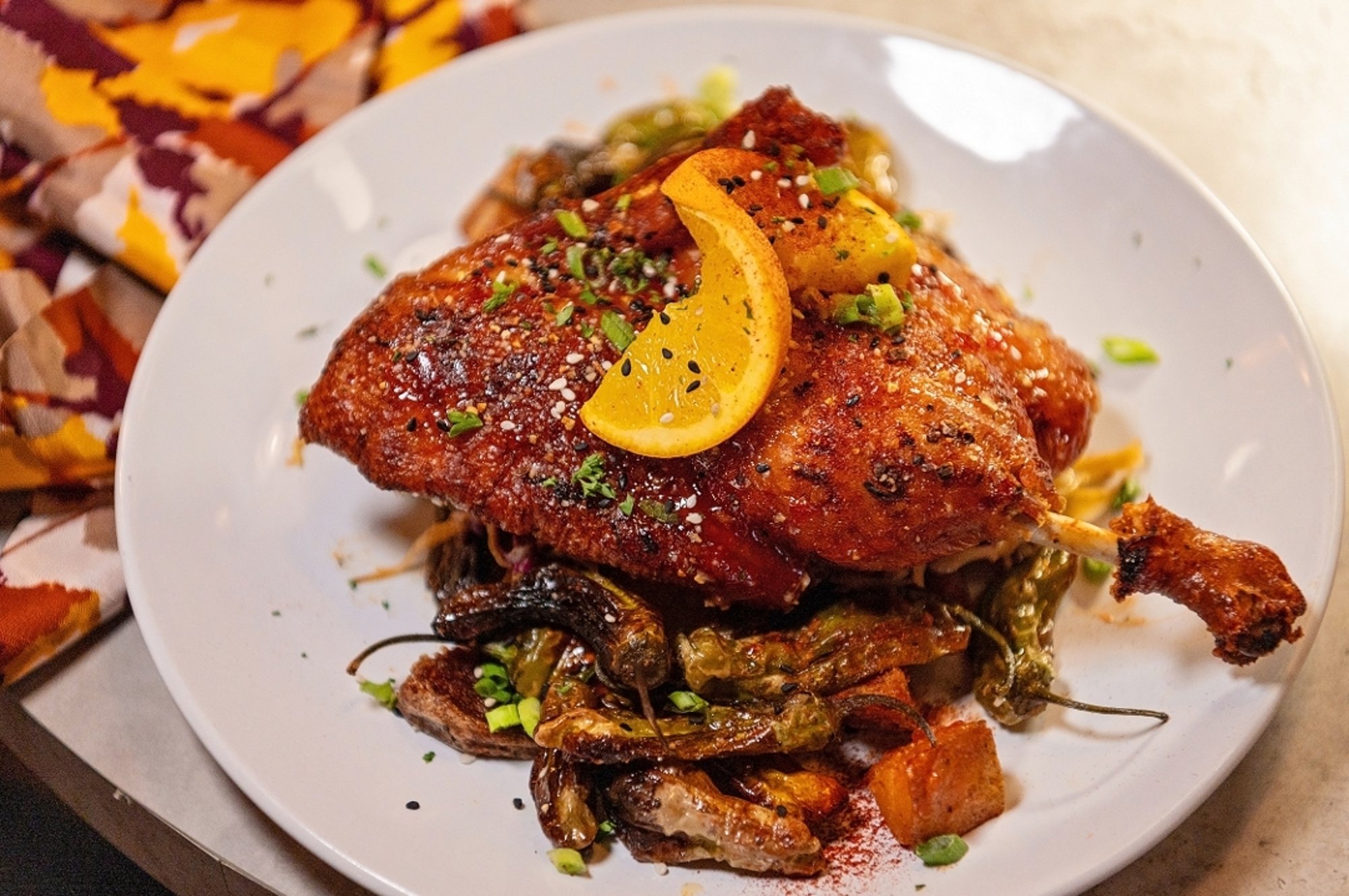 Orange Glazed Crispy Duck