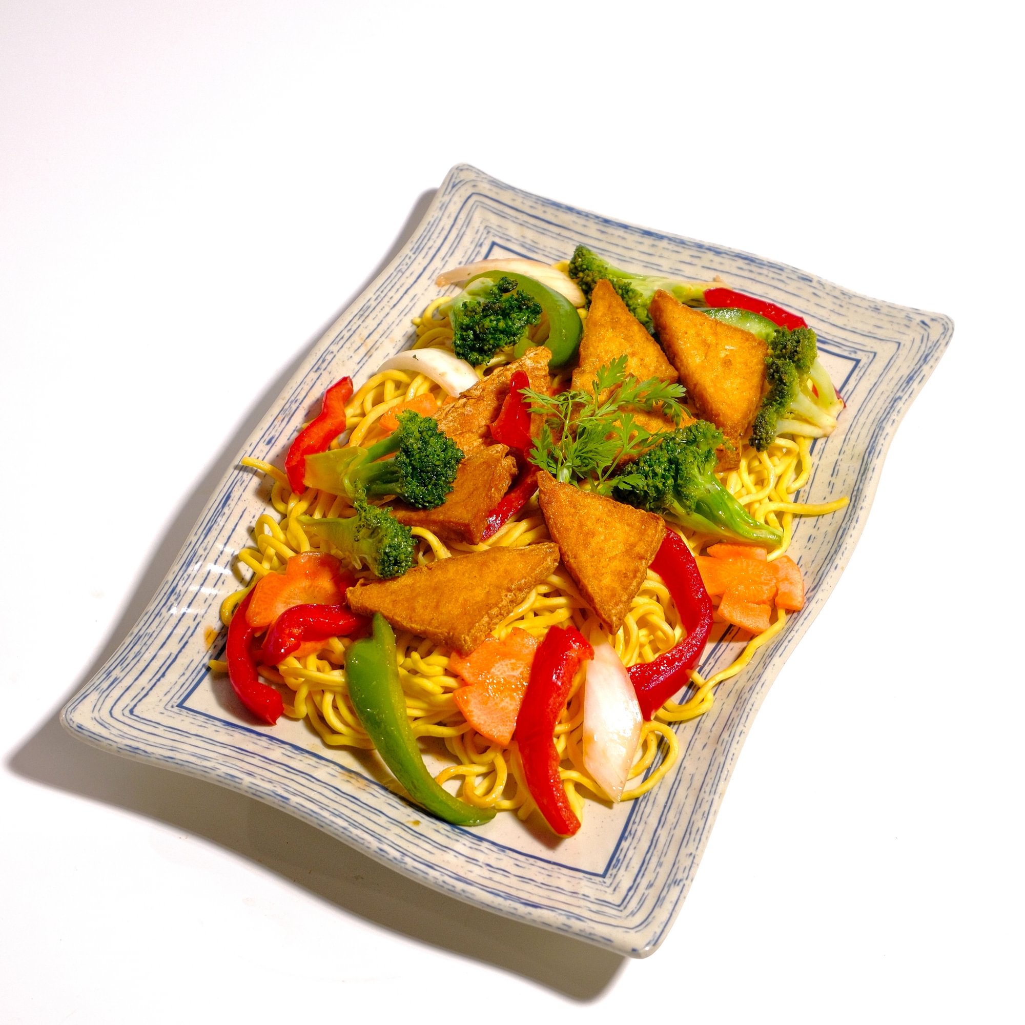 Tofu Stir-Fried Noodles / Mì Xào Đậu Hũ