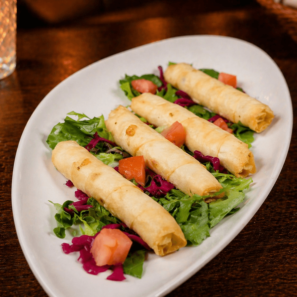 Crispy Phyllo Rolls (Feta)