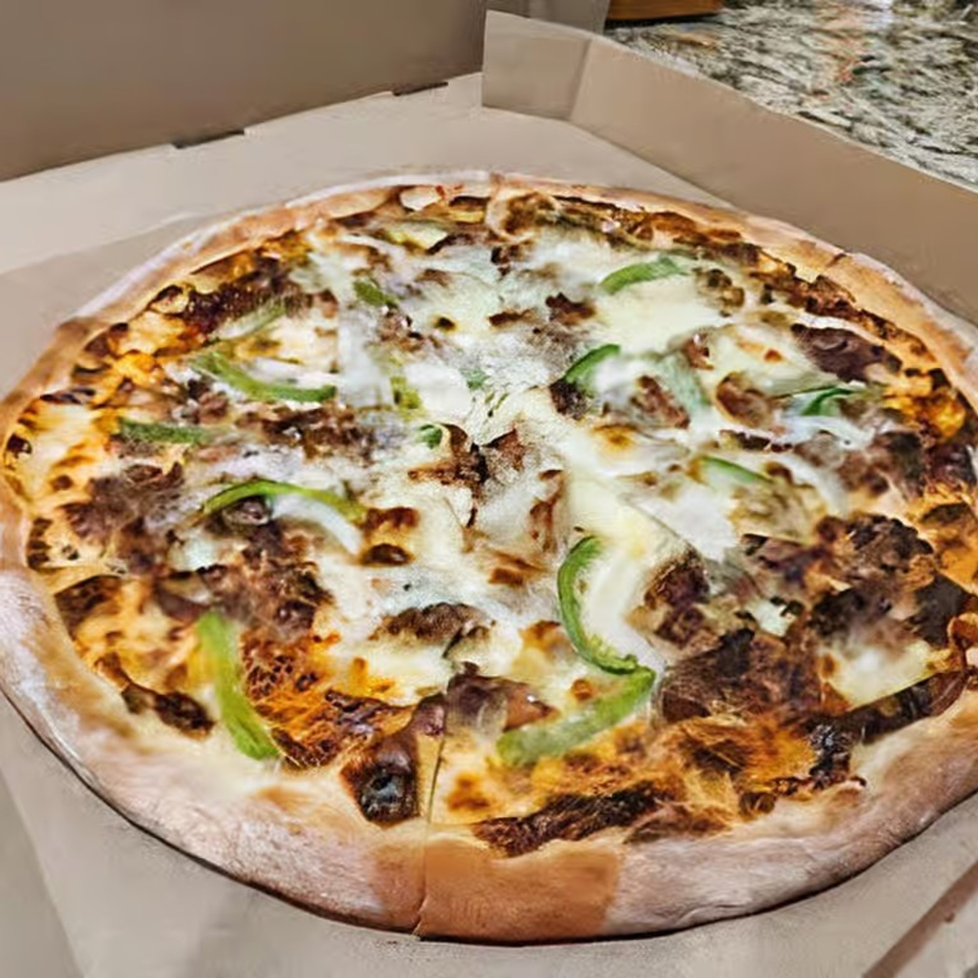 Philly Cheese Steak Pizza