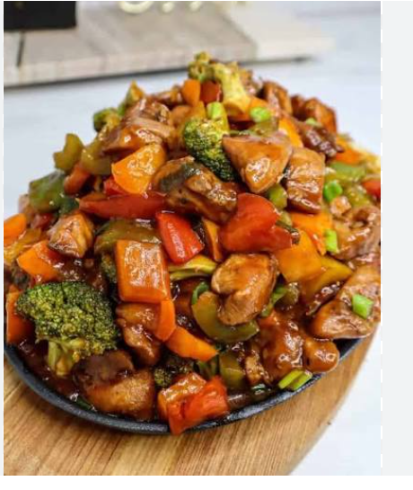 CHICKEN WITH MIXED VEGETABLES