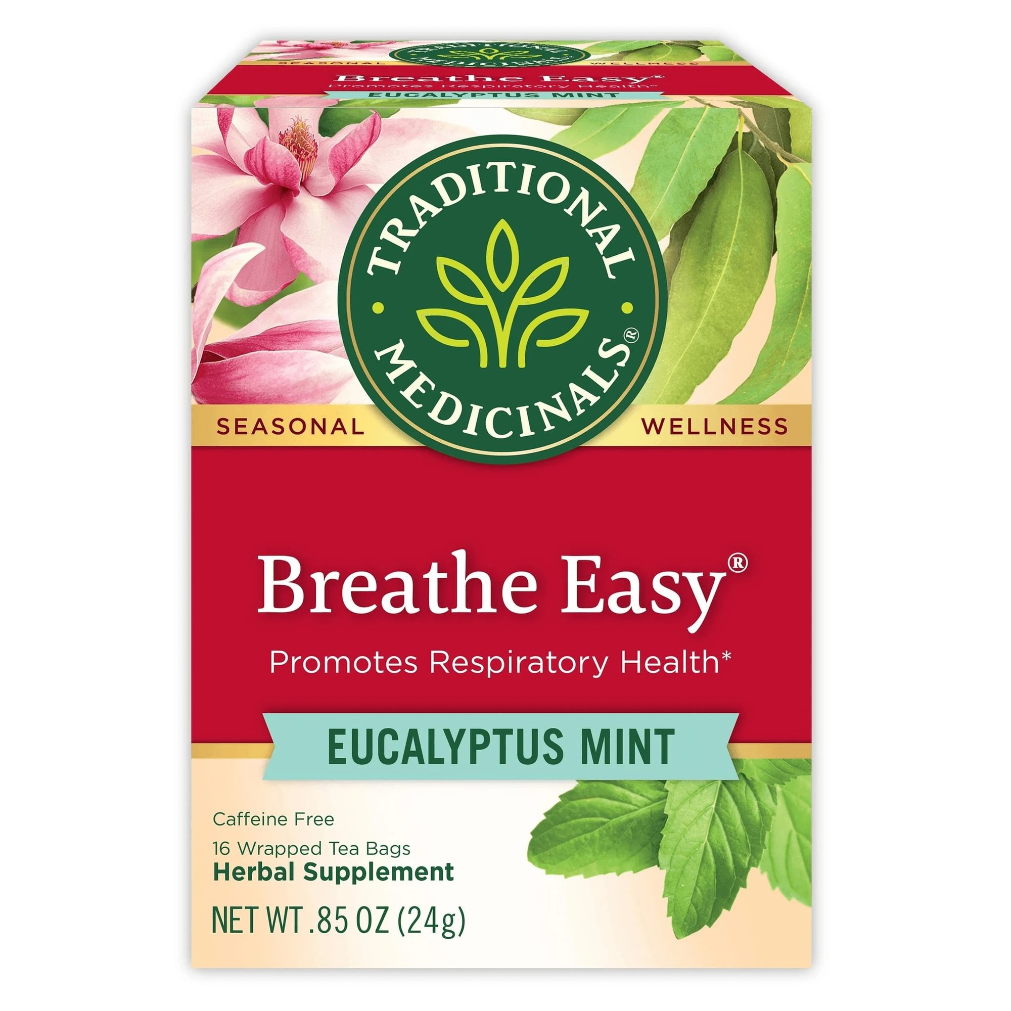 Traditional Medicinals Breathe Easy Tea Box