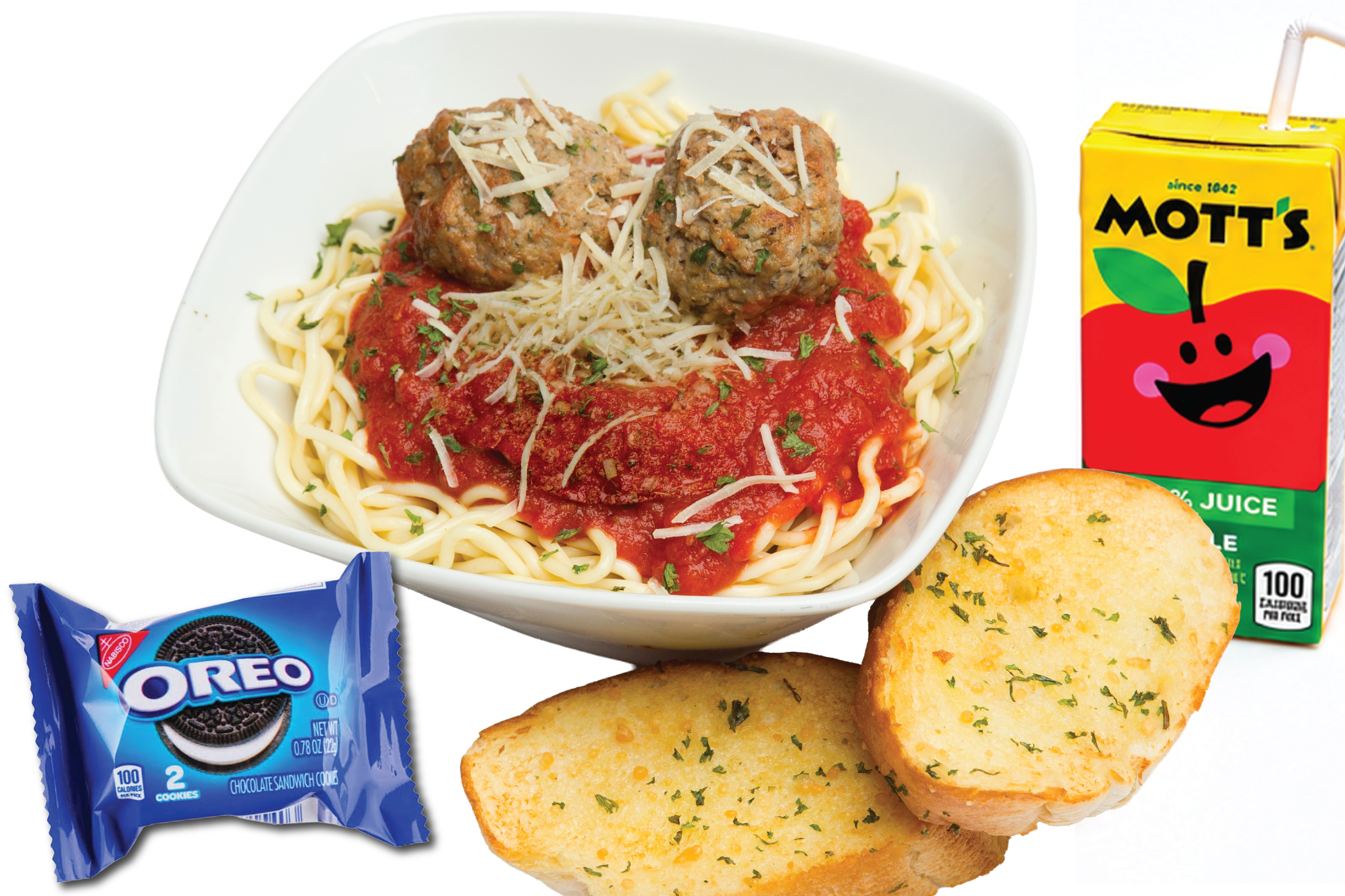 Kids Spaghetti W/ Meatballs