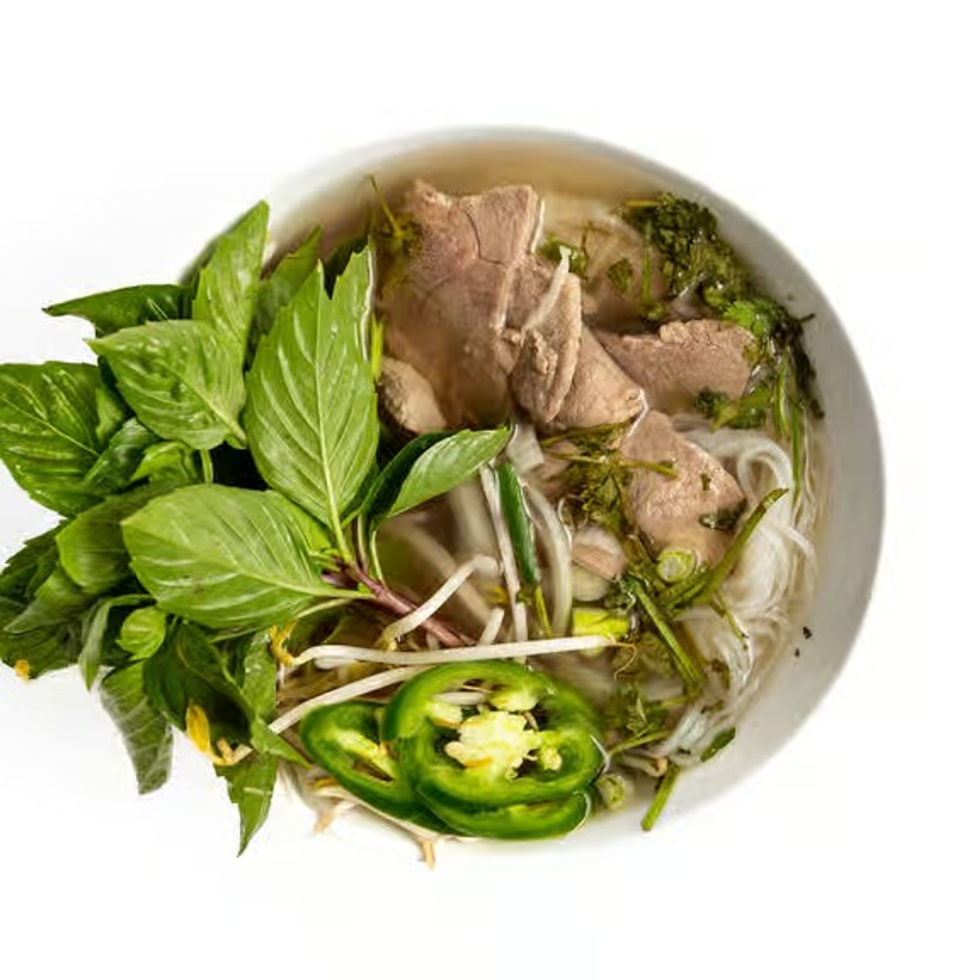 Sliced Steak Noodle Soup (Pho Tai)