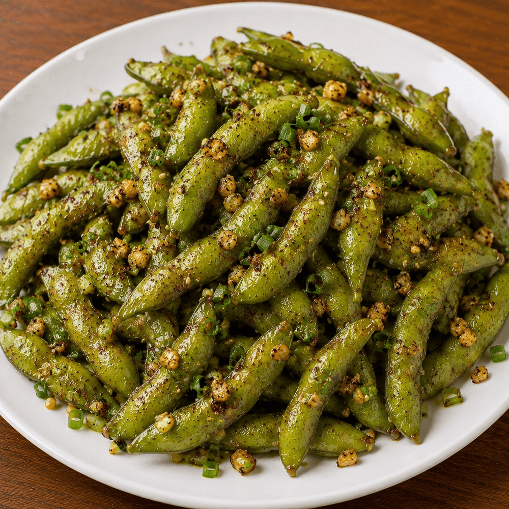 Garlic Edamame