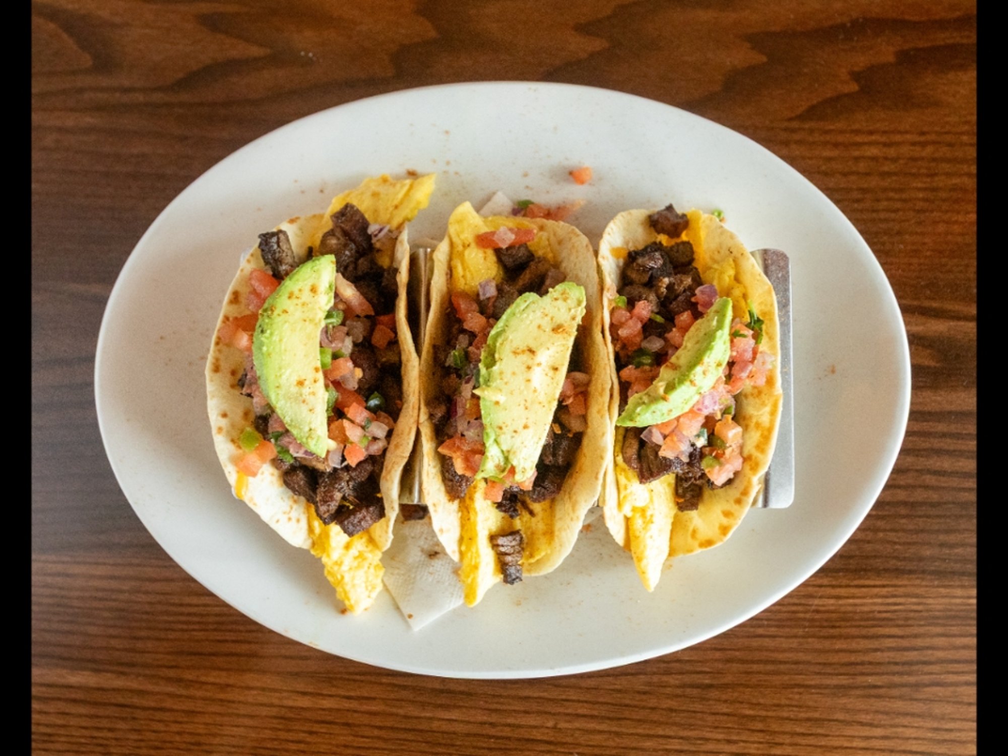 BREAKFAST STEAK TACOS