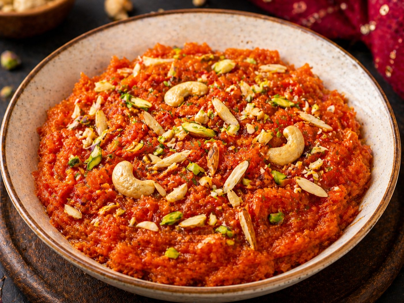 Gajar Halwa (Carrot Pudding)