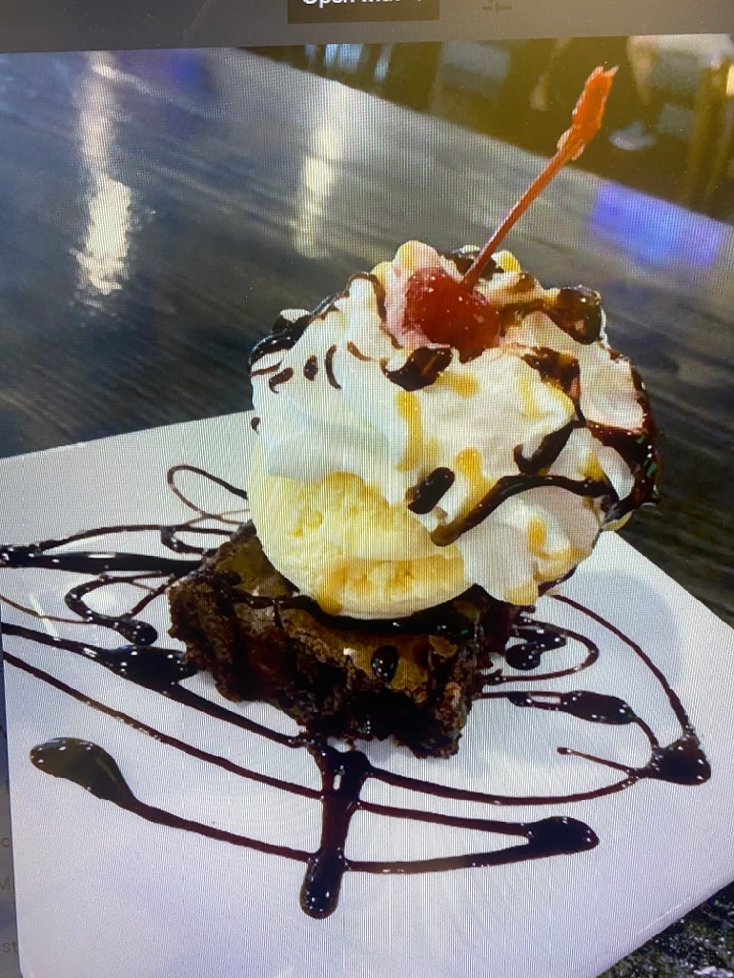 Brownie Sundae