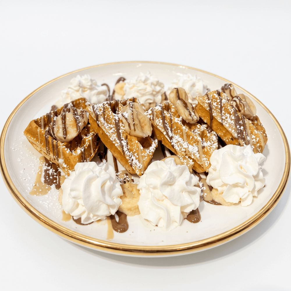 Banana Tahini Waffle