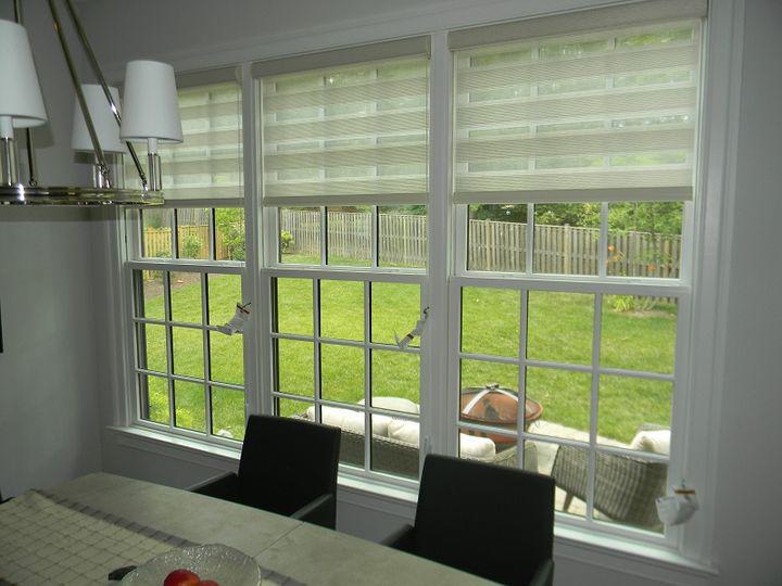 Sheer Shades by Budget Blinds of Arlington & Alexandria offer optimal privacy benefits while filtering out harsh rays but still allowing a natural flow of light in.  WindowWednesday  SheerShades  BudgetBlindsArlingtonAlexandria  ShadesofBeauty  FreeConsultation