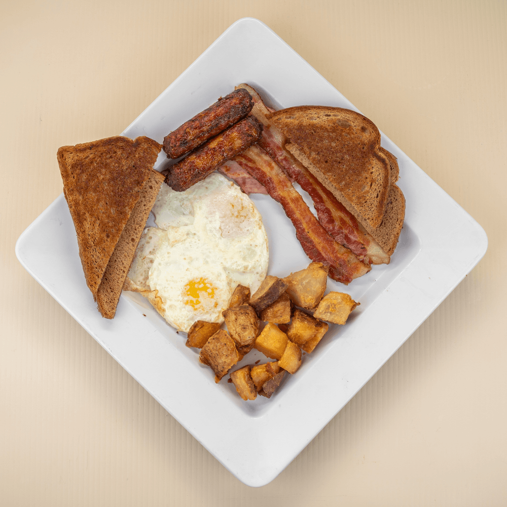 2 Eggs w/ Bacon, Ham, Sausage
