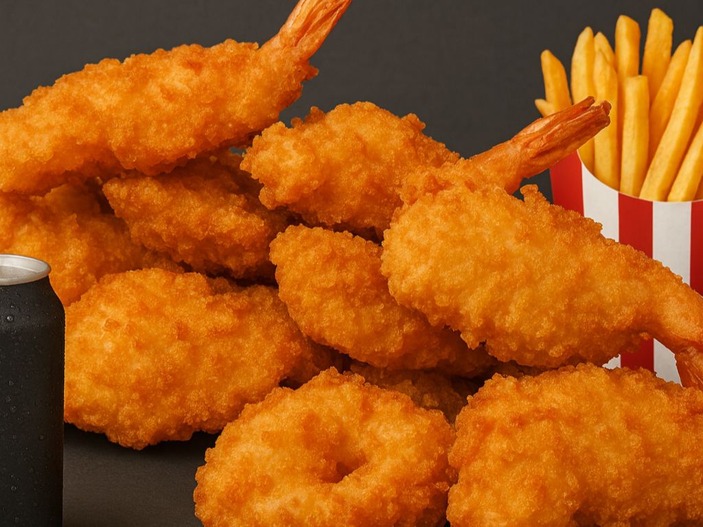 #26 21PCS Jumbo Shrimp Combo W/ medium fries & 20 oz soda\Before. #62
