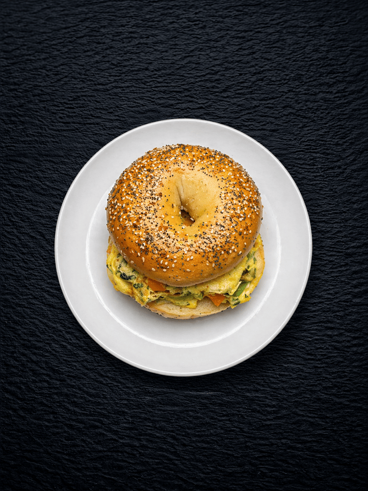 E4 Vegetable Omelet Sandwich