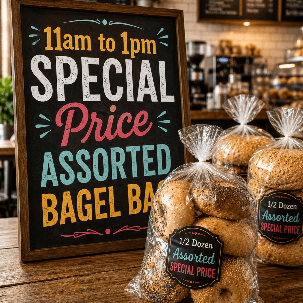End of Day BAGEL SPECIAL (Half Dozen)