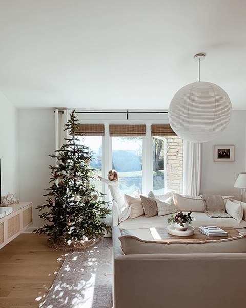 All is merry and bright in this beautiful home.  Deck the halls with customized woven wood shades that bring the perfect balance of color and texture to this whimsical space. Get inspiration for your home's future window treatments by giving us a call at (952) 960-2186