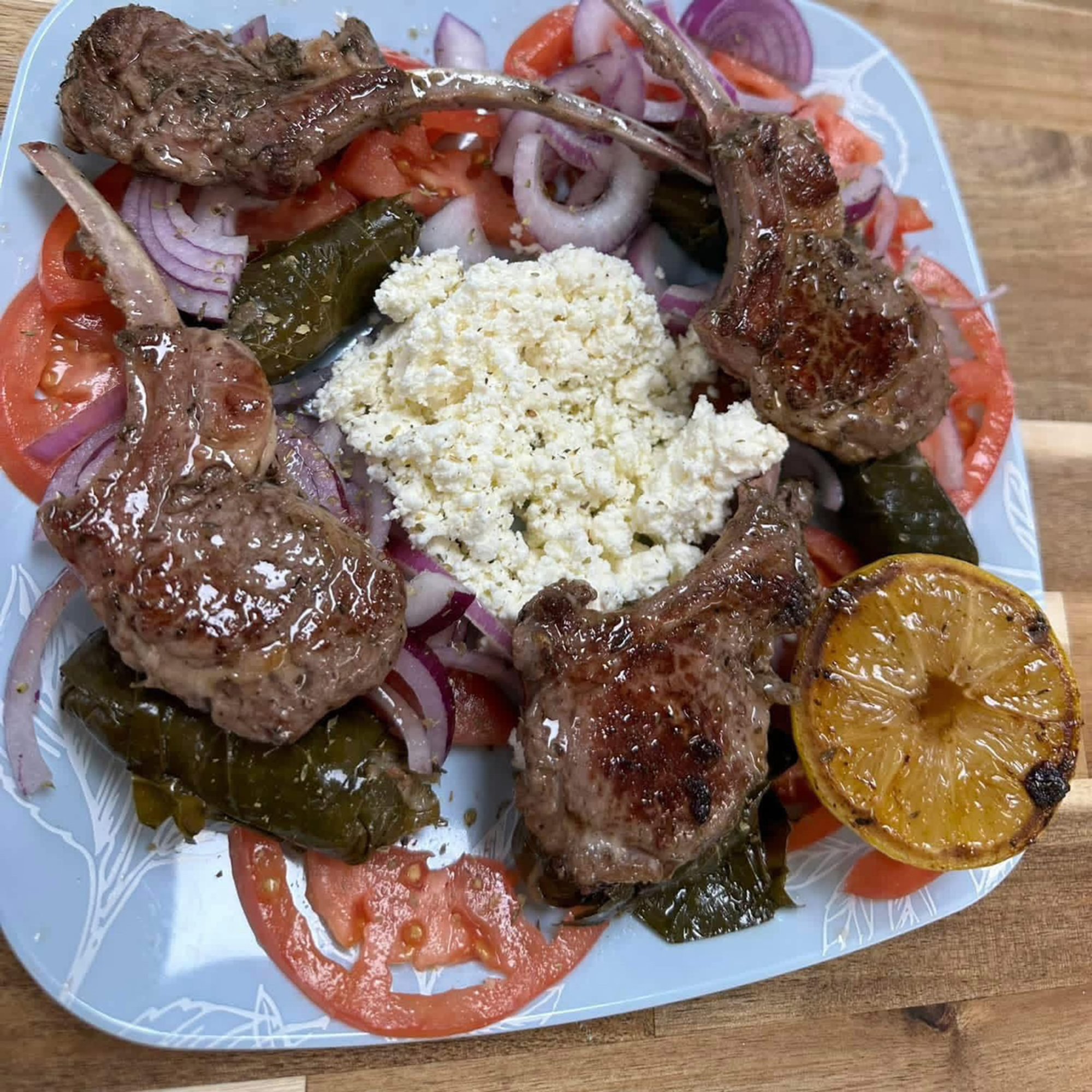 Lollipop Lamb Chop Dinner