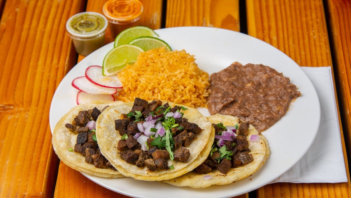 Lengua Taco Platter