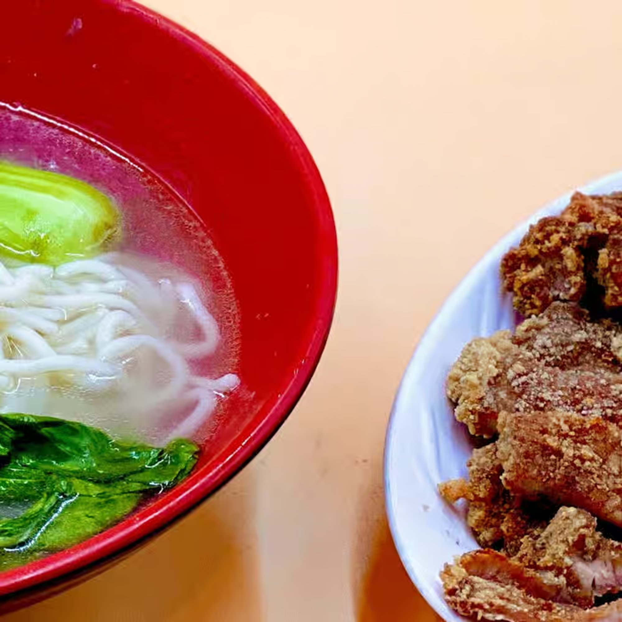 Fried Pork Chop Noodle Soup 酥炸排骨麵