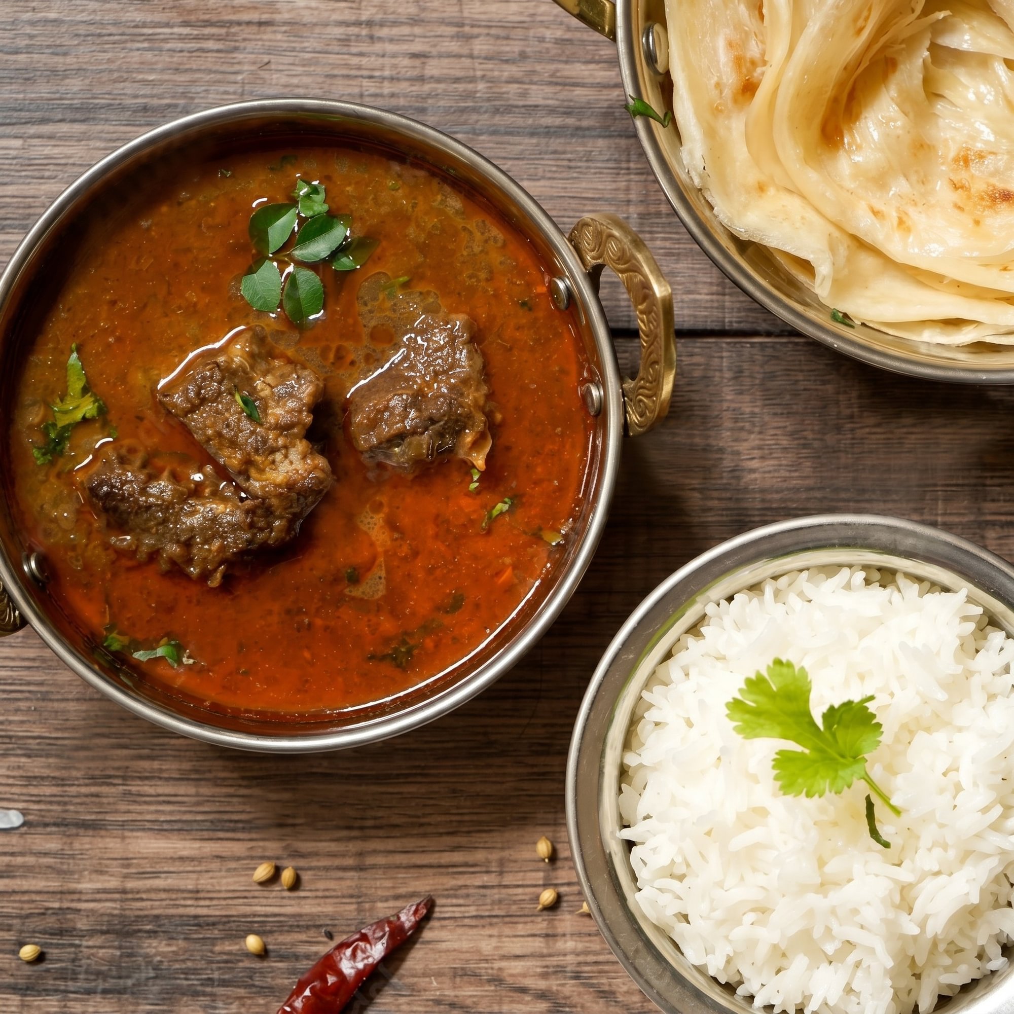 Bhuna Gosht Combo (Naan)