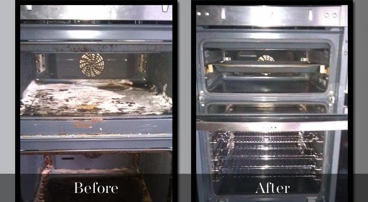 Deep clean oven