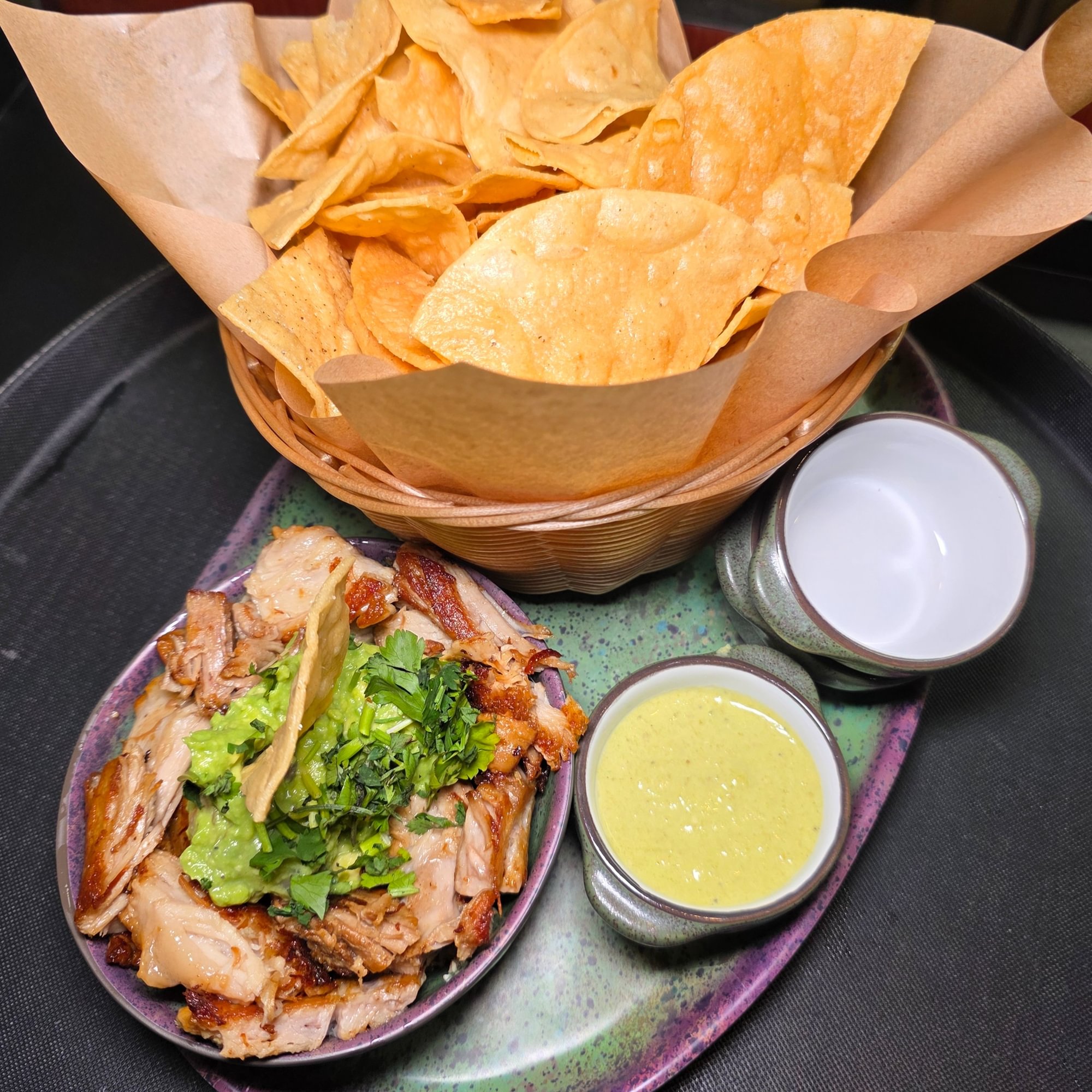 Chicharron con Guacamole (Pork Belly)