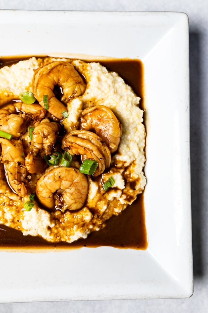New Orleans Bbq Shrimp & Grits
