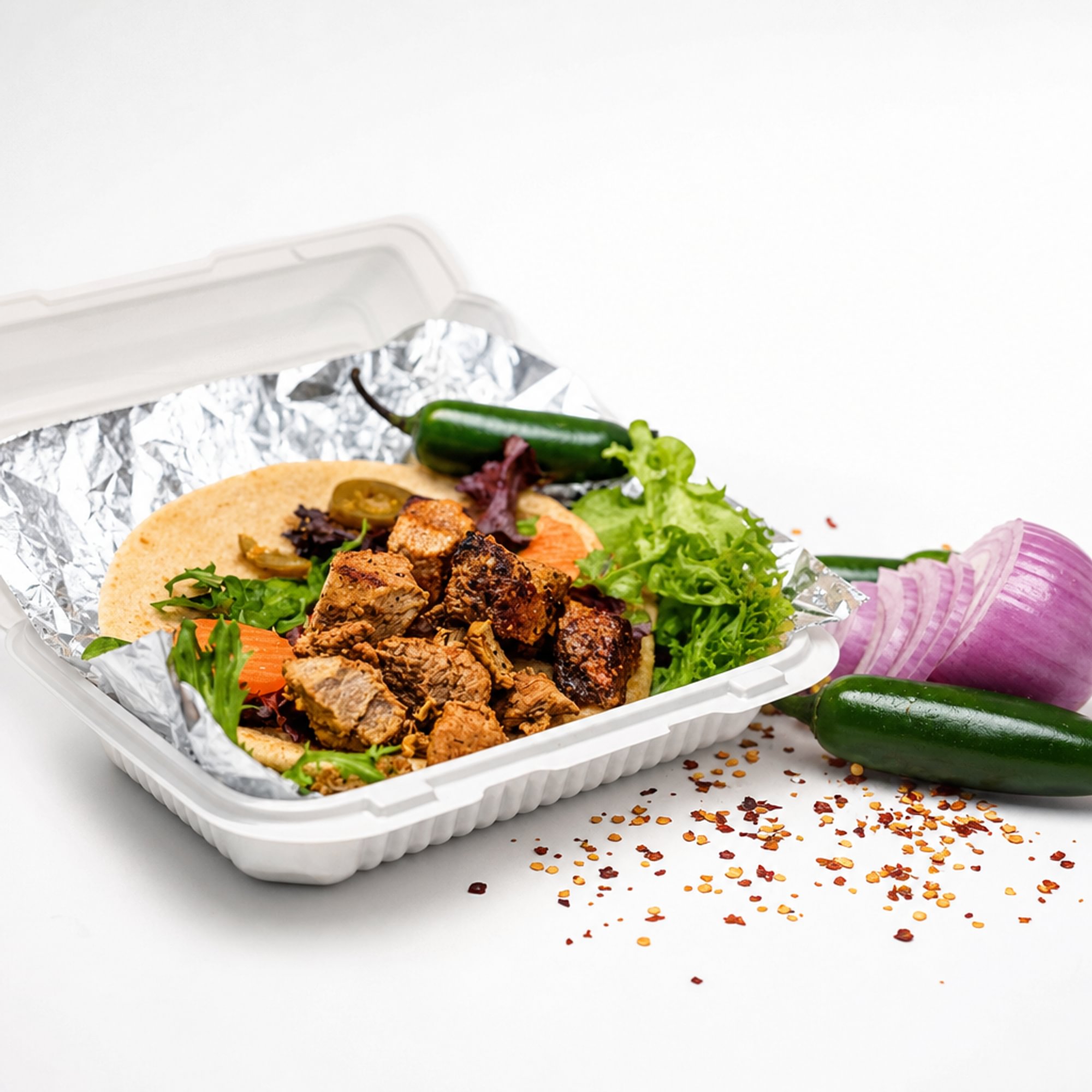 Lamb Tikka on Pita