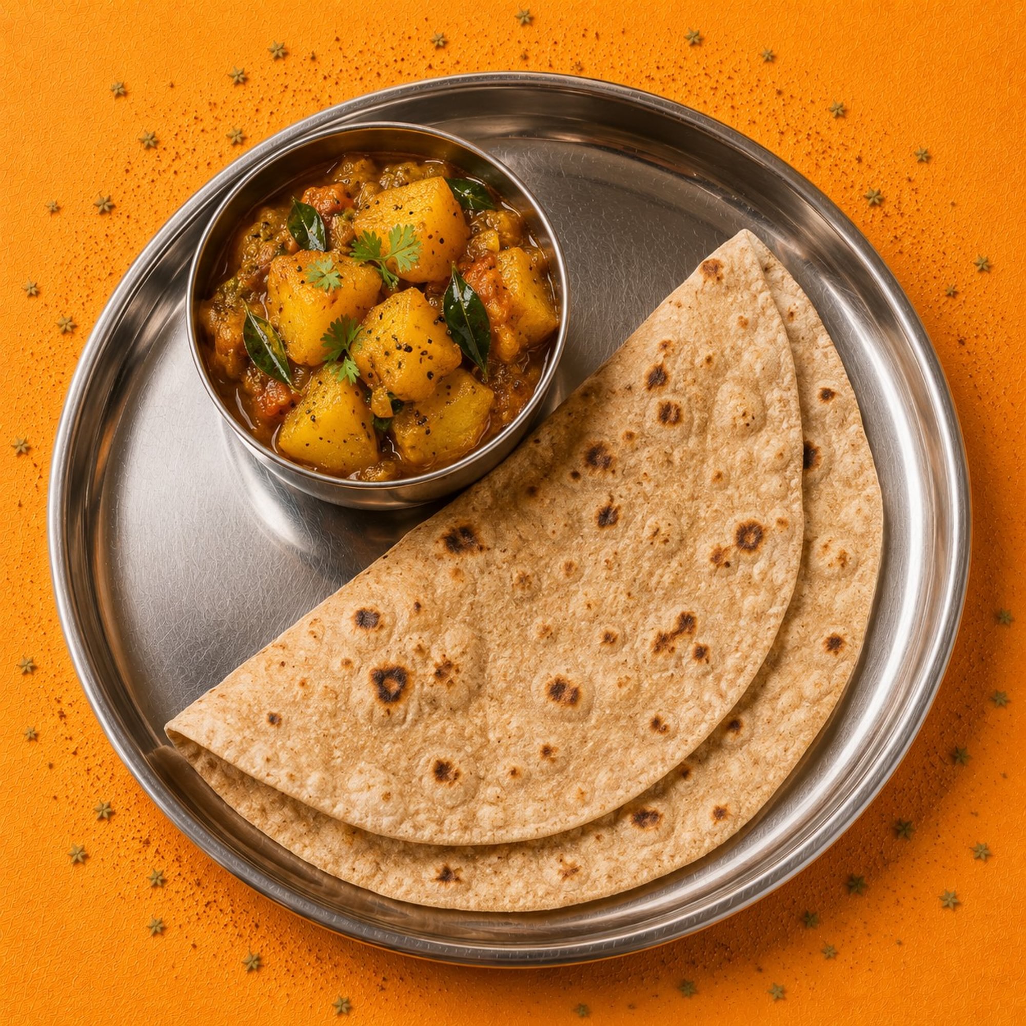 Chapathi with Potato Curry