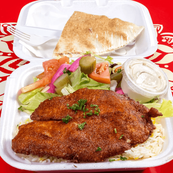 Fried Tilapia Plate