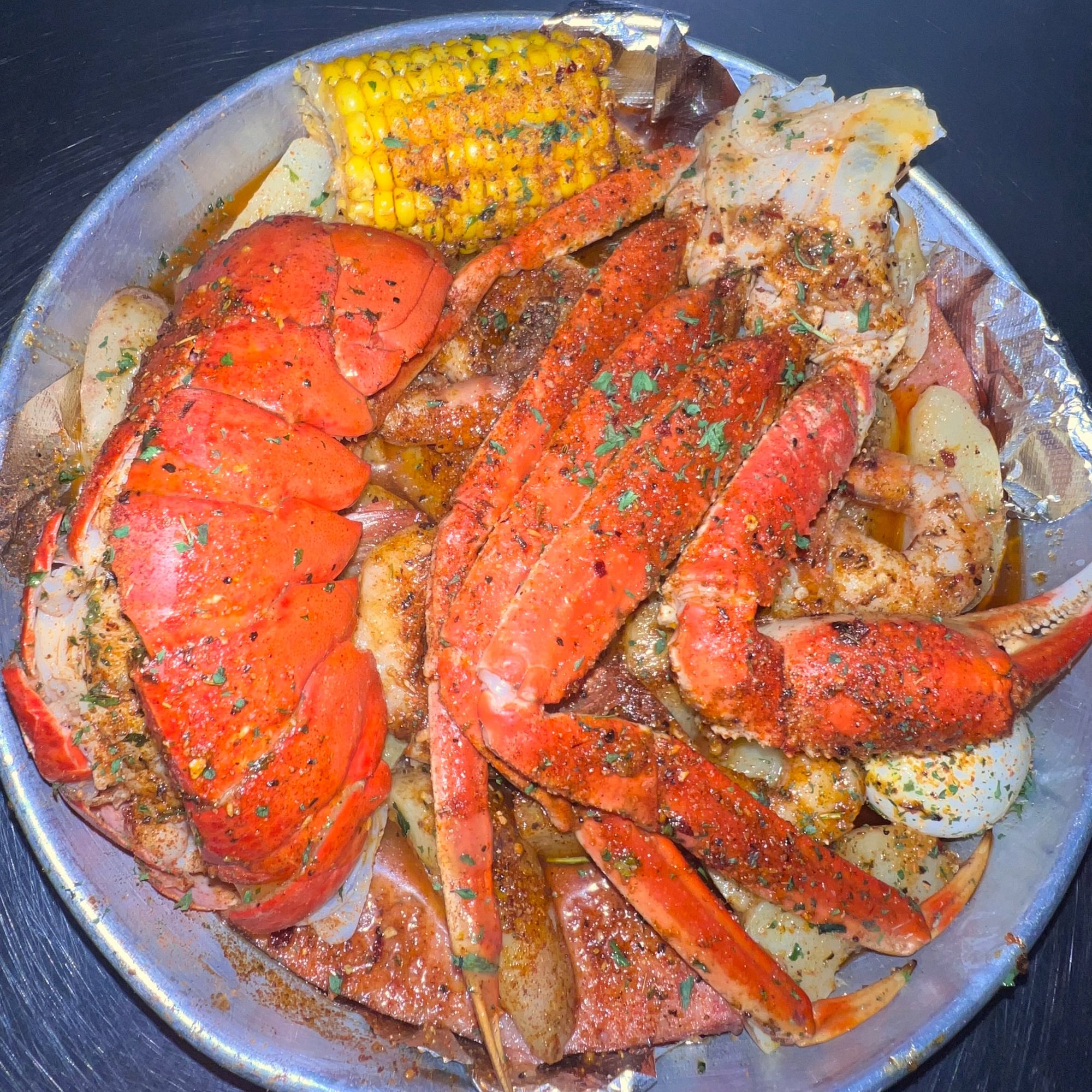 #3 Lobster, Krab & Shrimp Platter