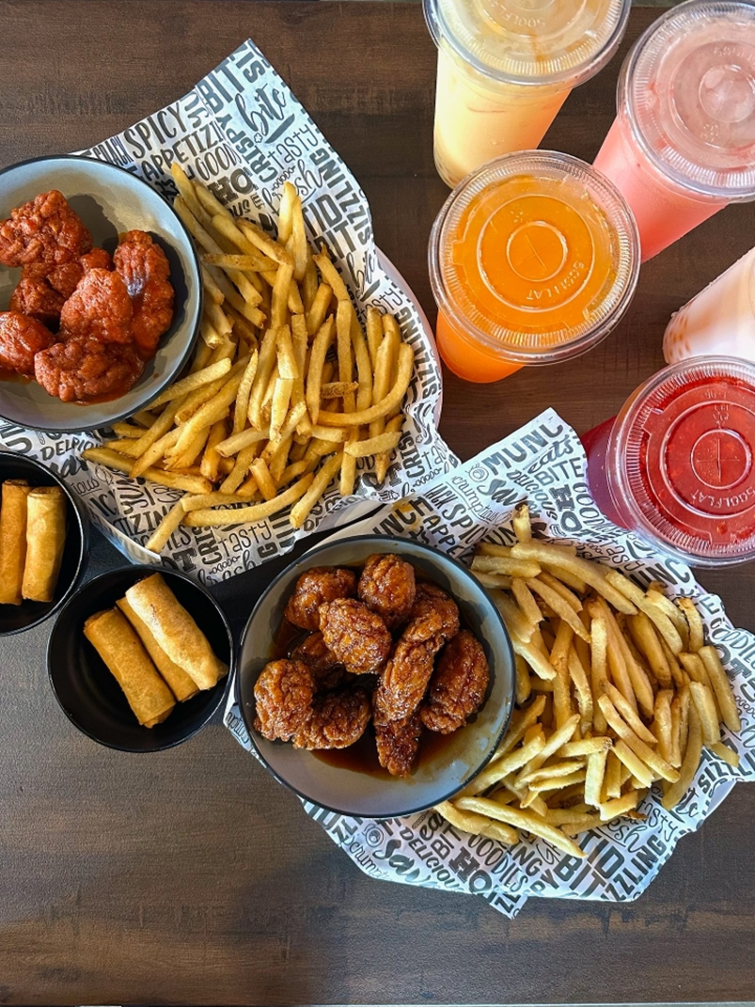 Wings & Fries 10 pcs