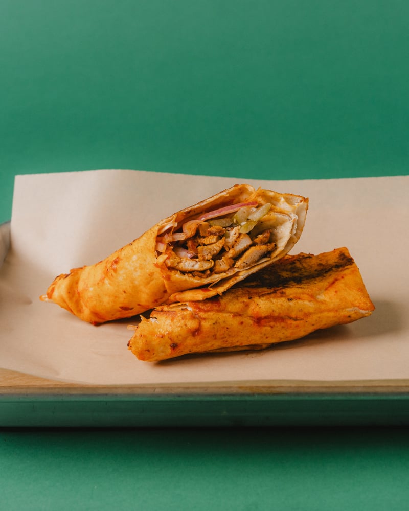 Krispy Chicken Shawarma Wrap