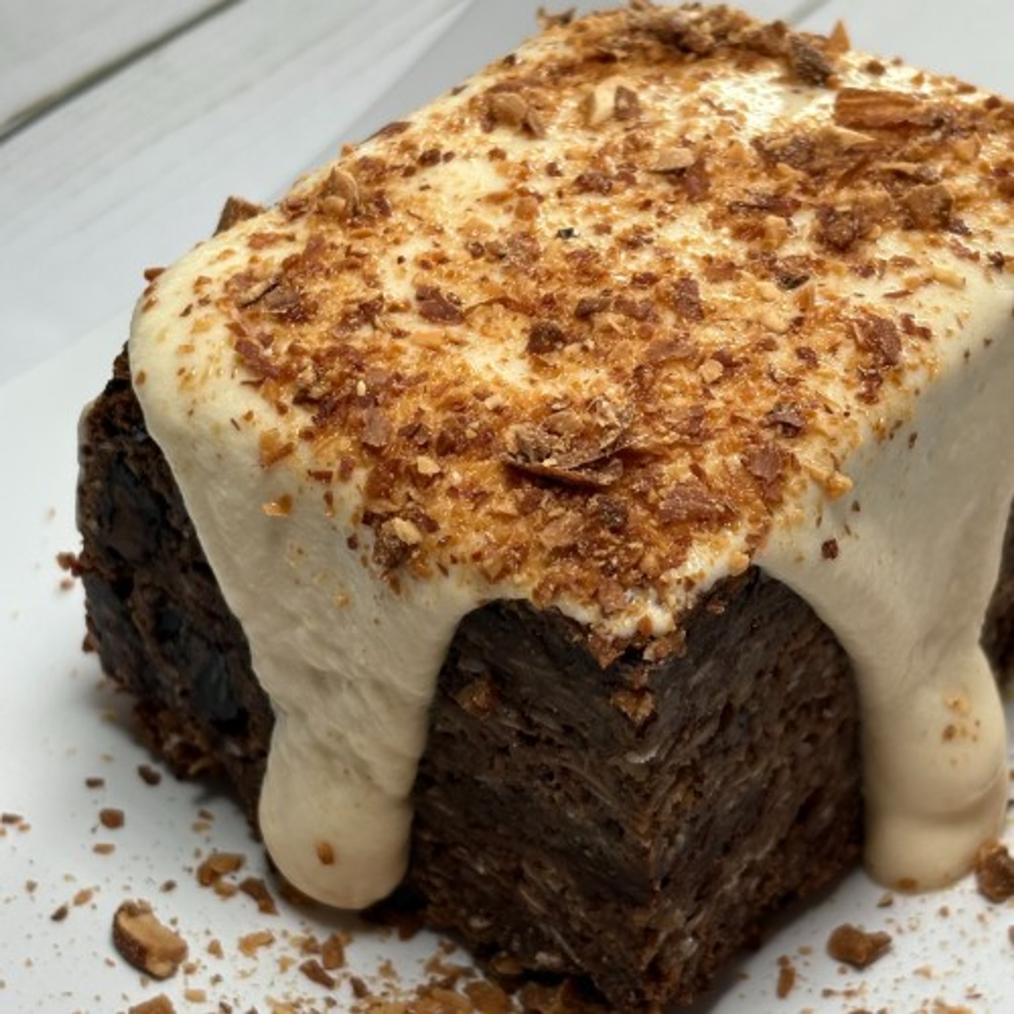 Home Made Double Chocolate & Coconut Cake