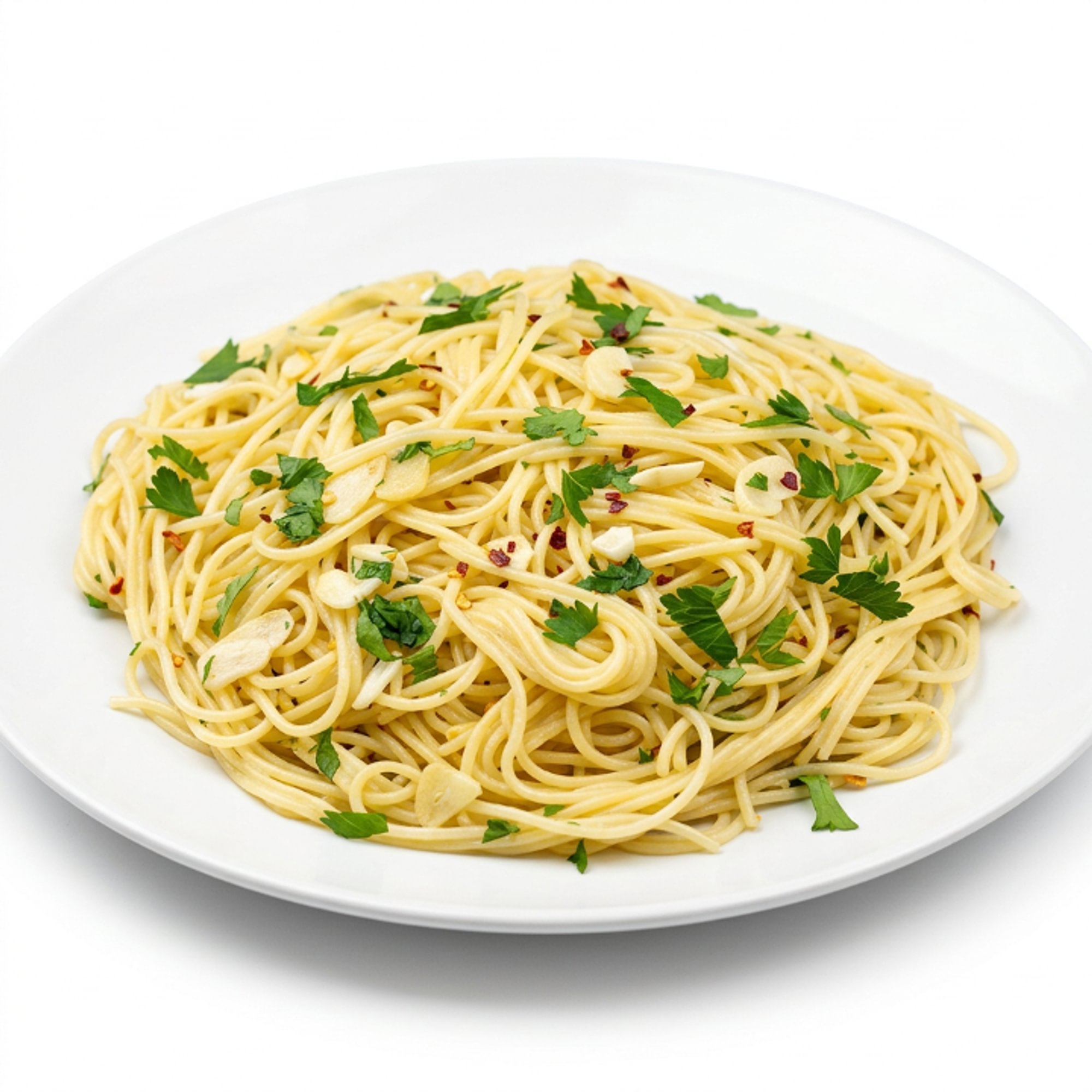 Garlic & oil pasta